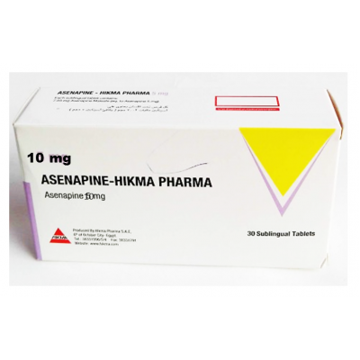 ASENAPINE - HIKMA PHARMA 10 mg ( Asenapine ) 30 sublingual tablets 